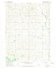 Clarkson SE Nebraska Historical topographic map, 1:24000 scale, 7.5 X 7.5 Minute, Year 1966