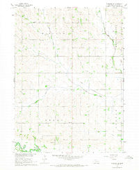 Clarkson SE Nebraska Historical topographic map, 1:24000 scale, 7.5 X 7.5 Minute, Year 1966