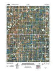 Clatonia Nebraska Historical topographic map, 1:24000 scale, 7.5 X 7.5 Minute, Year 2011
