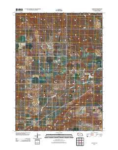 Clinton Nebraska Historical topographic map, 1:24000 scale, 7.5 X 7.5 Minute, Year 2011