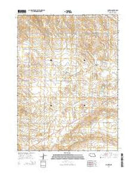 Clinton Nebraska Current topographic map, 1:24000 scale, 7.5 X 7.5 Minute, Year 2014