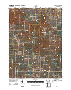 Clinton NE Nebraska Historical topographic map, 1:24000 scale, 7.5 X 7.5 Minute, Year 2011