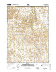 Clinton NE Nebraska Current topographic map, 1:24000 scale, 7.5 X 7.5 Minute, Year 2014