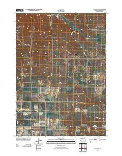 Clinton SW Nebraska Historical topographic map, 1:24000 scale, 7.5 X 7.5 Minute, Year 2011