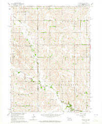 Closter SE Nebraska Historical topographic map, 1:24000 scale, 7.5 X 7.5 Minute, Year 1963