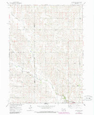 Closter SE Nebraska Historical topographic map, 1:24000 scale, 7.5 X 7.5 Minute, Year 1963