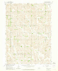 Closter SW Nebraska Historical topographic map, 1:24000 scale, 7.5 X 7.5 Minute, Year 1963