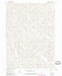 Closter SW Nebraska Historical topographic map, 1:24000 scale, 7.5 X 7.5 Minute, Year 1963
