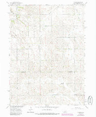 Closter Nebraska Historical topographic map, 1:24000 scale, 7.5 X 7.5 Minute, Year 1963