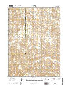 Closter NE Nebraska Current topographic map, 1:24000 scale, 7.5 X 7.5 Minute, Year 2014