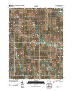Closter SW Nebraska Historical topographic map, 1:24000 scale, 7.5 X 7.5 Minute, Year 2011