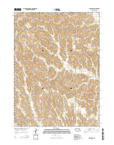 Closter SW Nebraska Current topographic map, 1:24000 scale, 7.5 X 7.5 Minute, Year 2014
