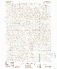 Cody Lake SW Nebraska Historical topographic map, 1:24000 scale, 7.5 X 7.5 Minute, Year 1986