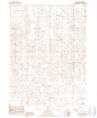 Cody Lake Nebraska Historical topographic map, 1:24000 scale, 7.5 X 7.5 Minute, Year 1986
