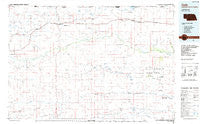 Cody Nebraska Historical topographic map, 1:100000 scale, 30 X 60 Minute, Year 1985