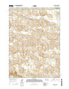 Cody West Nebraska Current topographic map, 1:24000 scale, 7.5 X 7.5 Minute, Year 2014
