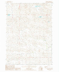 Coleman Lake Nebraska Historical topographic map, 1:24000 scale, 7.5 X 7.5 Minute, Year 1987