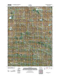 Coleman Lake Nebraska Historical topographic map, 1:24000 scale, 7.5 X 7.5 Minute, Year 2011