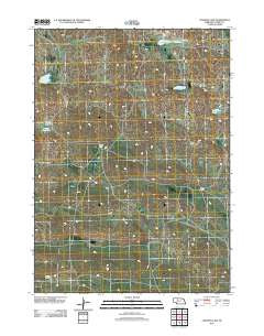 Coleman Lake Nebraska Historical topographic map, 1:24000 scale, 7.5 X 7.5 Minute, Year 2011