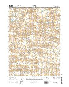 Coleman Lake Nebraska Current topographic map, 1:24000 scale, 7.5 X 7.5 Minute, Year 2014