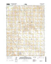 Coleridge Nebraska Current topographic map, 1:24000 scale, 7.5 X 7.5 Minute, Year 2014