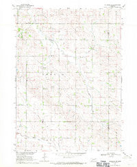 Coleridge SE Nebraska Historical topographic map, 1:24000 scale, 7.5 X 7.5 Minute, Year 1968