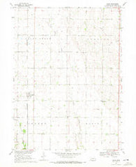 Colon Nebraska Historical topographic map, 1:24000 scale, 7.5 X 7.5 Minute, Year 1969