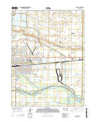 Columbus Nebraska Current topographic map, 1:24000 scale, 7.5 X 7.5 Minute, Year 2014