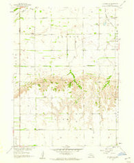 Columbus SE Nebraska Historical topographic map, 1:24000 scale, 7.5 X 7.5 Minute, Year 1958