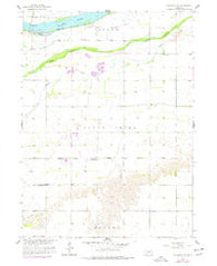 Columbus SW Nebraska Historical topographic map, 1:24000 scale, 7.5 X 7.5 Minute, Year 1958