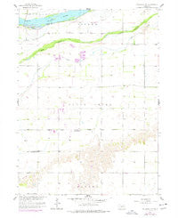 Columbus SW Nebraska Historical topographic map, 1:24000 scale, 7.5 X 7.5 Minute, Year 1958