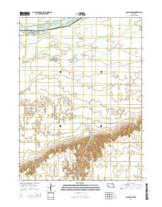 Columbus SW Nebraska Current topographic map, 1:24000 scale, 7.5 X 7.5 Minute, Year 2014