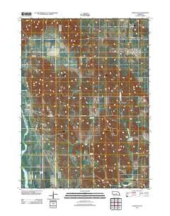 Comstock Nebraska Historical topographic map, 1:24000 scale, 7.5 X 7.5 Minute, Year 2011