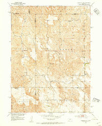 Comstock NW Nebraska Historical topographic map, 1:24000 scale, 7.5 X 7.5 Minute, Year 1952