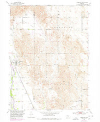 Comstock Nebraska Historical topographic map, 1:24000 scale, 7.5 X 7.5 Minute, Year 1952