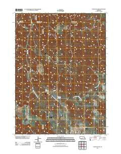 Comstock NW Nebraska Historical topographic map, 1:24000 scale, 7.5 X 7.5 Minute, Year 2011