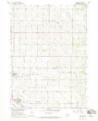 Concord Nebraska Historical topographic map, 1:24000 scale, 7.5 X 7.5 Minute, Year 1967