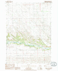 Cooper Canyon Nebraska Historical topographic map, 1:24000 scale, 7.5 X 7.5 Minute, Year 1985