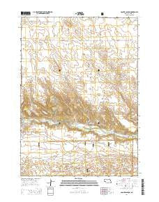 Cooper Canyon Nebraska Current topographic map, 1:24000 scale, 7.5 X 7.5 Minute, Year 2014