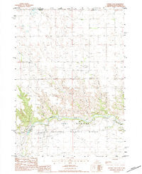 Cornell Dam Nebraska Historical topographic map, 1:24000 scale, 7.5 X 7.5 Minute, Year 1983