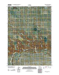 Cornell Dam Nebraska Historical topographic map, 1:24000 scale, 7.5 X 7.5 Minute, Year 2011