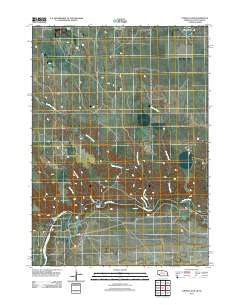 Cornell Dam Nebraska Historical topographic map, 1:24000 scale, 7.5 X 7.5 Minute, Year 2011