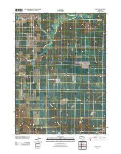 Cornlea Nebraska Historical topographic map, 1:24000 scale, 7.5 X 7.5 Minute, Year 2011