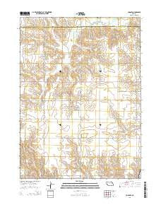 Cornlea Nebraska Current topographic map, 1:24000 scale, 7.5 X 7.5 Minute, Year 2014