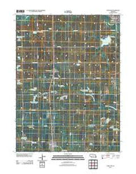 Cortland Nebraska Historical topographic map, 1:24000 scale, 7.5 X 7.5 Minute, Year 2011