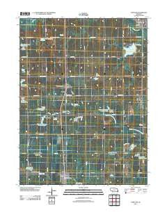 Cortland Nebraska Historical topographic map, 1:24000 scale, 7.5 X 7.5 Minute, Year 2011