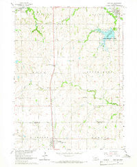 Cortland Nebraska Historical topographic map, 1:24000 scale, 7.5 X 7.5 Minute, Year 1964