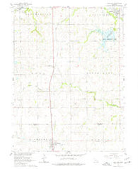 Cortland Nebraska Historical topographic map, 1:24000 scale, 7.5 X 7.5 Minute, Year 1964