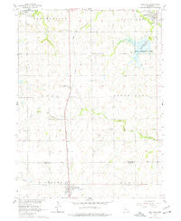 Cortland Nebraska Historical topographic map, 1:24000 scale, 7.5 X 7.5 Minute, Year 1964