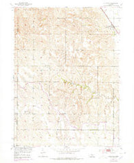 Cotesfield Nebraska Historical topographic map, 1:24000 scale, 7.5 X 7.5 Minute, Year 1953